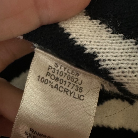 John Paul Richard Petite Black & White Animal Zebra Print 3/4 Sleeve Cardigan - Picture 8 of 9